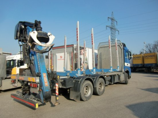 Mercedes-Benz Arocs 3353 6x4 Holztransp., Palfinger Kran Epsilon - Holztransporter, Autokran: das Bild 4 Mercedes-Benz Arocs 3353 6x4 Holztransp., Palfinger Kran Epsilon - Holztransporter, Autokran: das Bild 4