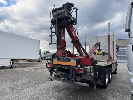 Holztransporter, Autokran Scania G490 6X6 Blatt-Blatt Penz Kran 12.Z8.70: das Bild 6 Holztransporter, Autokran Scania G490 6X6 Blatt-Blatt Penz Kran 12.Z8.70: das Bild 6