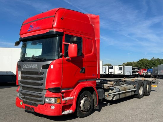 Scania R410 6x2 Topline, BDF, E6, Automatik, Redarter, Standklima, Liftachse - Containerwagen/ Wechselfahrgestell LKW: das Bild 1 Scania R410 6x2 Topline, BDF, E6, Automatik, Redarter, Standklima, Liftachse - Containerwagen/ Wechselfahrgestell LKW: das Bild 1