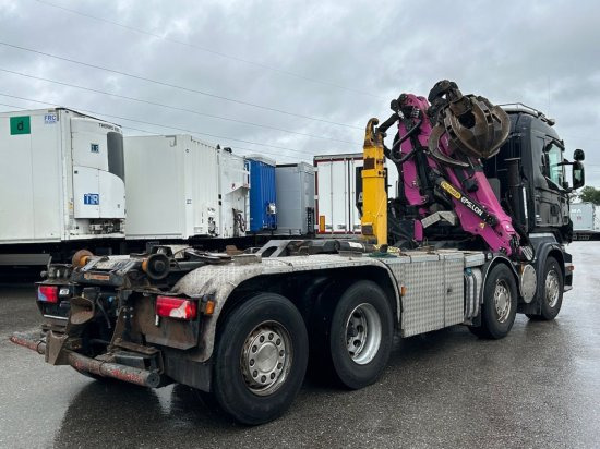 Scania R560 8x2, Schrottkran, E5, Lenk-Lift-Achse - Abrollkipper, Autokran: das Bild 3 Scania R560 8x2, Schrottkran, E5, Lenk-Lift-Achse - Abrollkipper, Autokran: das Bild 3