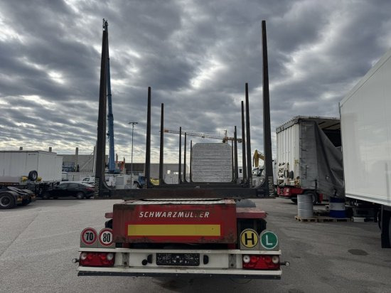 Schwarzmüller Holzauflieger 6 Rungenpaare, BPW-Achsen - Holzauflieger: das Bild 4 Schwarzmüller Holzauflieger 6 Rungenpaare, BPW-Achsen - Holzauflieger: das Bild 4