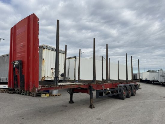 Schwarzmüller Holzauflieger 6 Rungenpaare, BPW-Achsen - Holzauflieger: das Bild 1 Schwarzmüller Holzauflieger 6 Rungenpaare, BPW-Achsen - Holzauflieger: das Bild 1