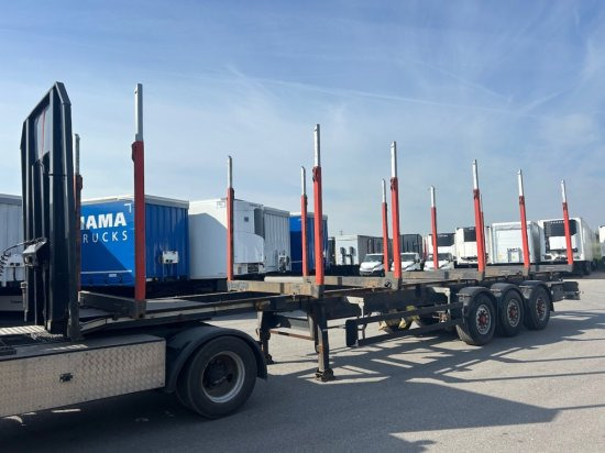 Schwarzmüller Holzauflieger 6 Rungenpaare, BPW-Achsen - Holzauflieger: das Bild 1 Schwarzmüller Holzauflieger 6 Rungenpaare, BPW-Achsen - Holzauflieger: das Bild 1