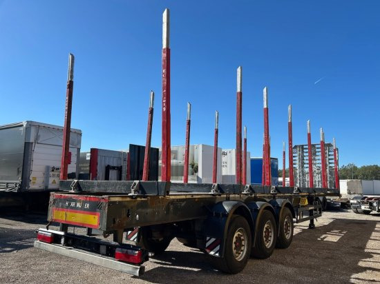 Schwarzmüller Holzauflieger, 8 Rungenpaare, SAF-Achsen, Liftachse - Holzauflieger: das Bild 5 Schwarzmüller Holzauflieger, 8 Rungenpaare, SAF-Achsen, Liftachse - Holzauflieger: das Bild 5