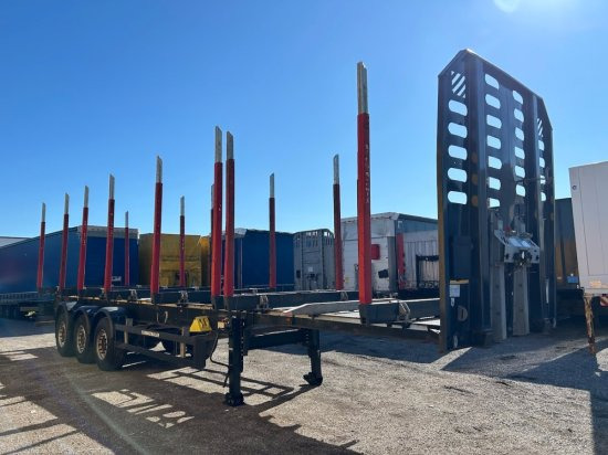 Schwarzmüller Holzauflieger, 8 Rungenpaare, SAF-Achsen, Liftachse - Holzauflieger: das Bild 3 Schwarzmüller Holzauflieger, 8 Rungenpaare, SAF-Achsen, Liftachse - Holzauflieger: das Bild 3