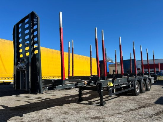 Schwarzmüller Holzauflieger, 8 Rungenpaare, SAF-Achsen, Liftachse - Holzauflieger: das Bild 1 Schwarzmüller Holzauflieger, 8 Rungenpaare, SAF-Achsen, Liftachse - Holzauflieger: das Bild 1