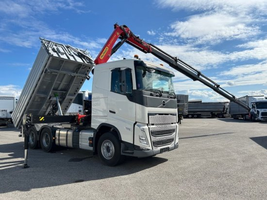 Volvo FH 500 3-Seiten Kipper mit Palfinger PK22002EH, Retarder - Kipper: das Bild 1 Volvo FH 500 3-Seiten Kipper mit Palfinger PK22002EH, Retarder - Kipper: das Bild 1
