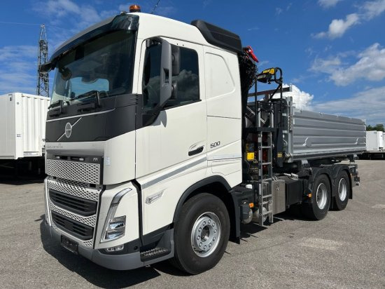 Volvo FH 500 3-Seiten Kipper mit Palfinger PK22002EH, Retarder - Kipper: das Bild 2 Volvo FH 500 3-Seiten Kipper mit Palfinger PK22002EH, Retarder - Kipper: das Bild 2