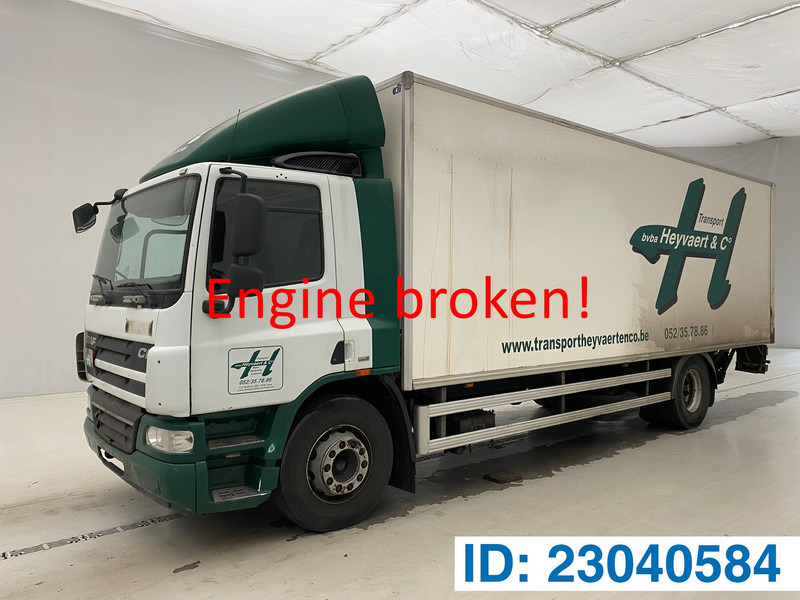 DAF CF75.250 - damaged engine - Koffer LKW: das Bild 1 DAF CF75.250 - damaged engine - Koffer LKW: das Bild 1