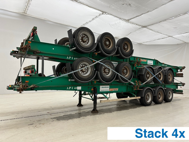 Fruehauf 4 x Skelet 2 x 20-40 ft* - Container/ Wechselfahrgestell Auflieger: das Bild 1 Fruehauf 4 x Skelet 2 x 20-40 ft* - Container/ Wechselfahrgestell Auflieger: das Bild 1