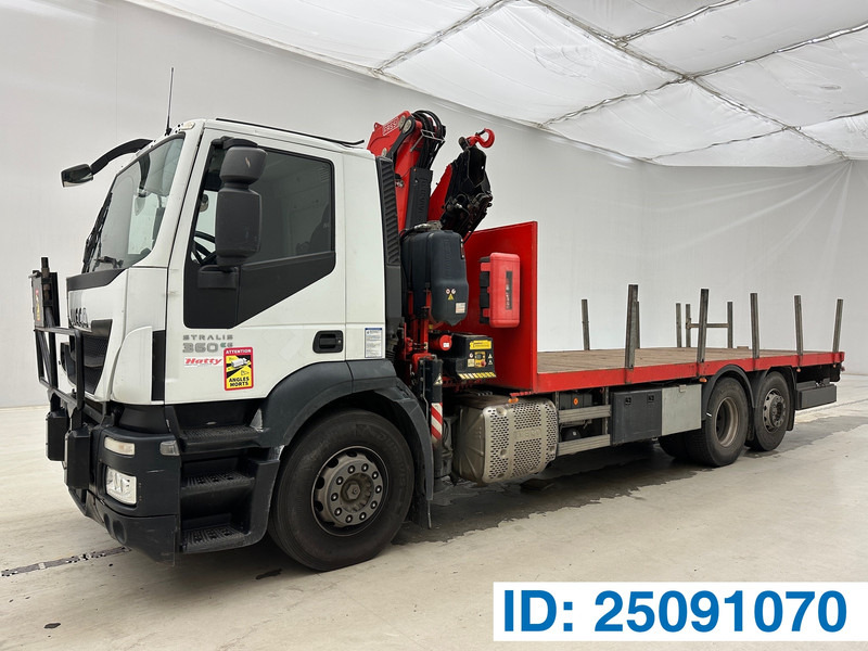 Iveco Stralis 360 - Pritsche LKW, Autokran: das Bild 1 Iveco Stralis 360 - Pritsche LKW, Autokran: das Bild 1