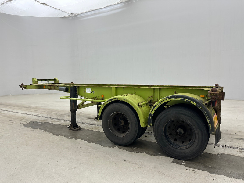 Container/ Wechselfahrgestell Auflieger Pacton Skelet 20 ft: das Bild 9