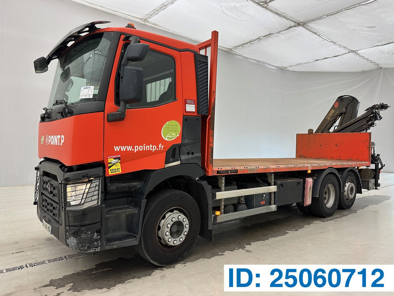 Renault C 430 - 6x2 - Pritsche LKW, Autokran: das Bild 1 Renault C 430 - 6x2 - Pritsche LKW, Autokran: das Bild 1