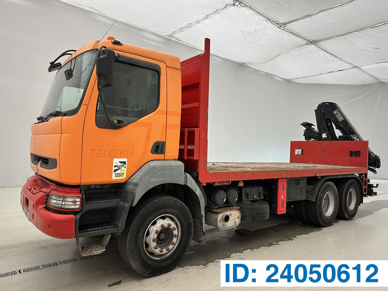 Renault Kerax 360 - 6x4 - Pritsche LKW, Autokran: das Bild 1 Renault Kerax 360 - 6x4 - Pritsche LKW, Autokran: das Bild 1