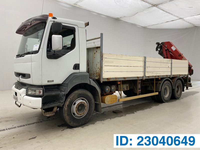 Renault Kerax 420 DCi - 6x4 - Pritsche LKW, Autokran: das Bild 1 Renault Kerax 420 DCi - 6x4 - Pritsche LKW, Autokran: das Bild 1