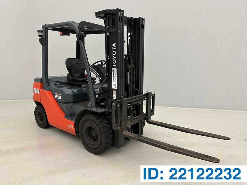 Toyota* 2022 Tonero 25 - Dieselstapler: das Bild 1 Toyota* 2022 Tonero 25 - Dieselstapler: das Bild 1