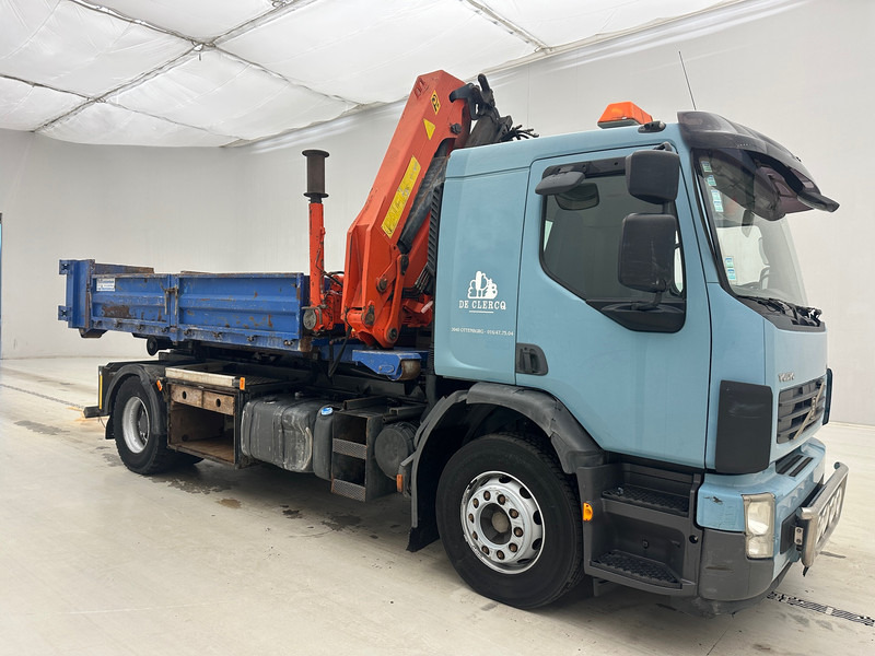 Volvo FE 280 - Abrollkipper, Autokran: das Bild 3 Volvo FE 280 - Abrollkipper, Autokran: das Bild 3