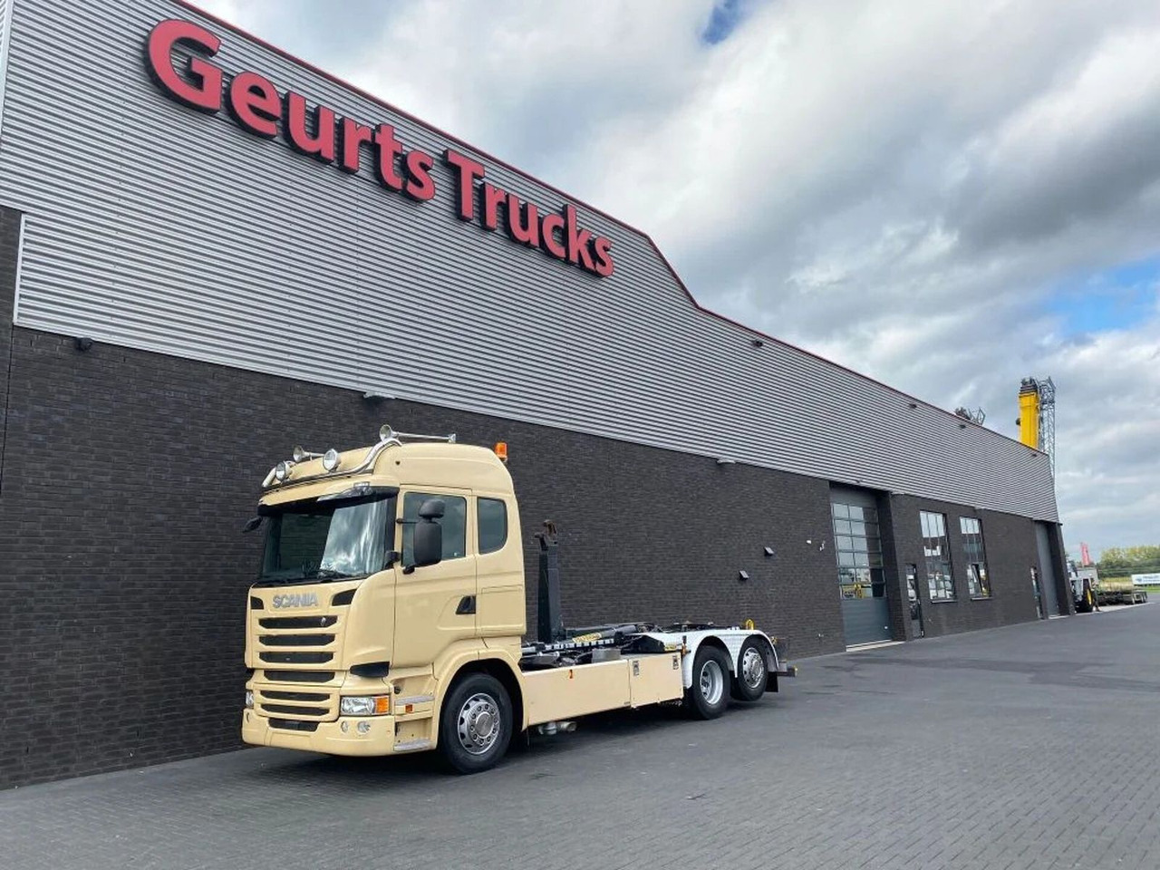 Scania R450 6X2 + PALFINGER HAAKARMSYSTEEM/ABROLLKIPPER - Abrollkipper: das Bild 3 Scania R450 6X2 + PALFINGER HAAKARMSYSTEEM/ABROLLKIPPER - Abrollkipper: das Bild 3