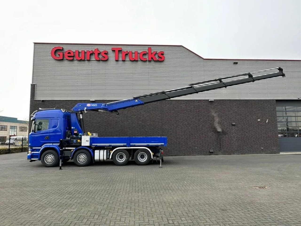 Scania R580 V8 8X4 TREKKER-BAKWAGEN COMBI + HMF 4020-K5 - Autokran: das Bild 5 Scania R580 V8 8X4 TREKKER-BAKWAGEN COMBI + HMF 4020-K5 - Autokran: das Bild 5