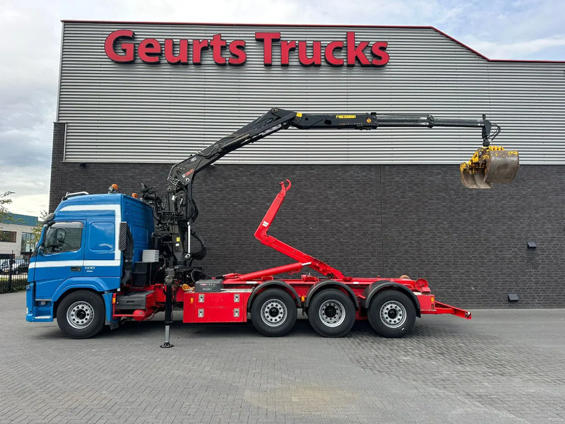 Volvo FM 500 8X2 HIAB MULTILIFT HAAKARMSYSTEM / ABROLLKIPPER / HOOKLIFT MET HIAB LOGLIFT 165Z LAADKRAAN - Abrollkipper, Autokran: das Bild 1 Volvo FM 500 8X2 HIAB MULTILIFT HAAKARMSYSTEM / ABROLLKIPPER / HOOKLIFT MET HIAB LOGLIFT 165Z LAADKRAAN - Abrollkipper, Autokran: das Bild 1