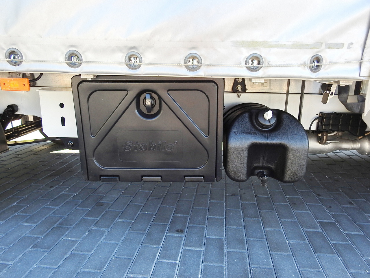 Planen Transporter RENAULT MASTER TARPAULIN 8 PALLETS WEBASTO CRUISE CONTROL AIR CONDITIONING PNEUMATICS  170HP: das Bild 23