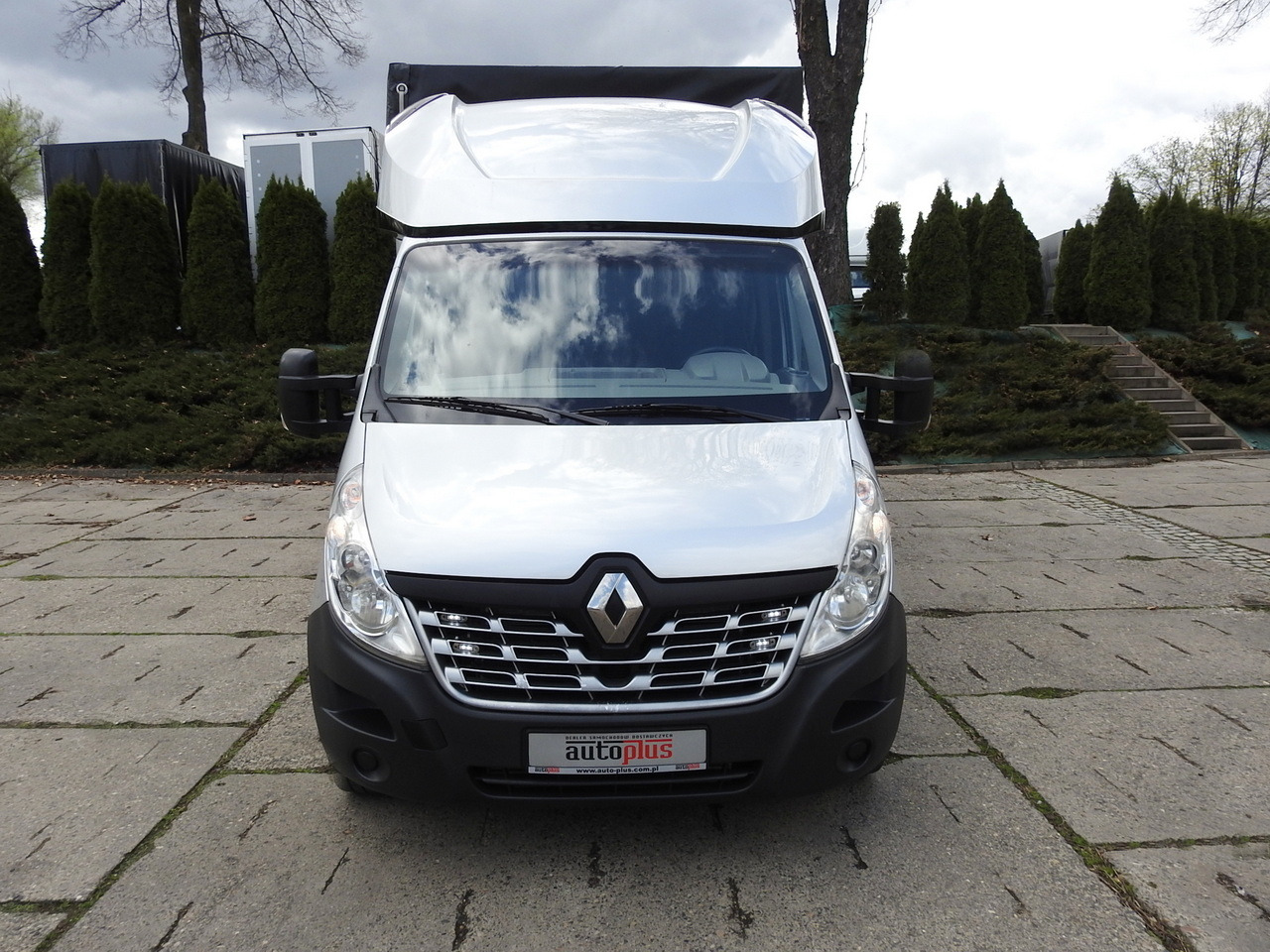 Planen Transporter RENAULT MASTER TARPAULIN 8 PALLETS WEBASTO CRUISE CONTROL NAVIGATION AIR CONDITIONING PNEUMATICS  170HP: das Bild 5