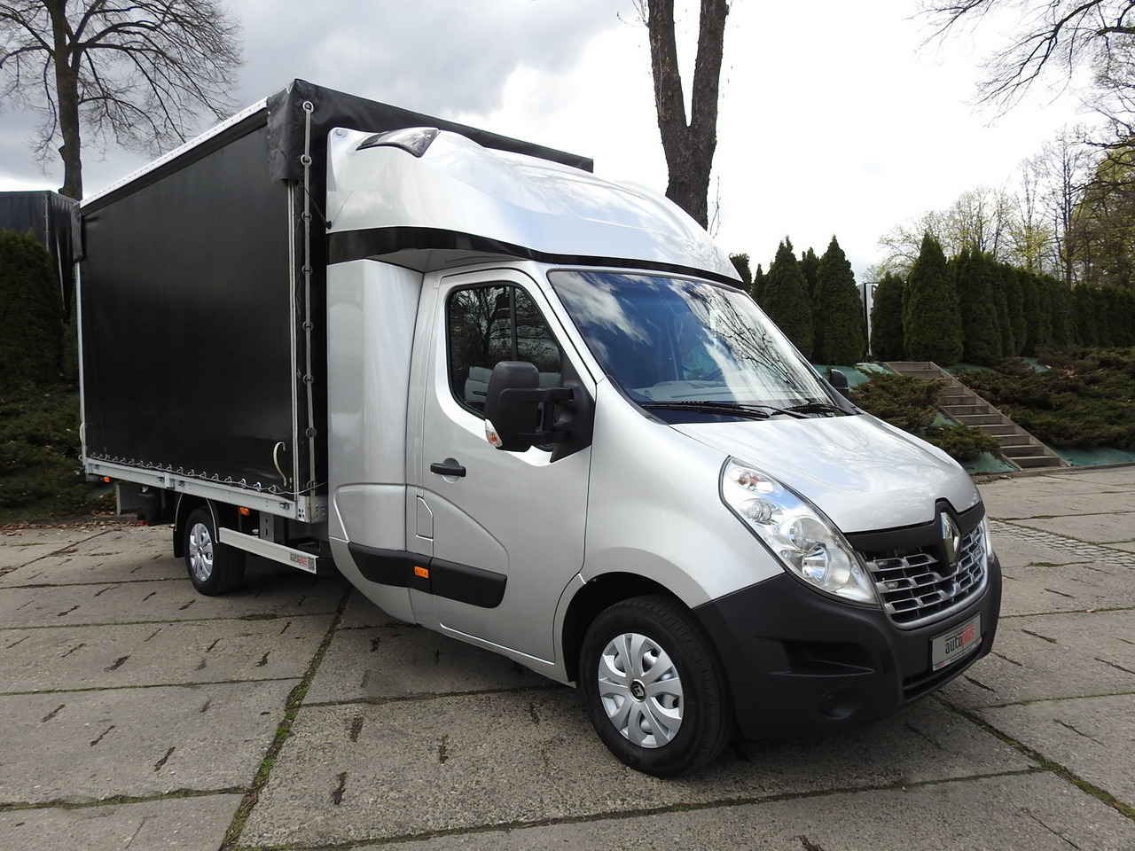 Planen Transporter RENAULT MASTER TARPAULIN 8 PALLETS WEBASTO CRUISE CONTROL NAVIGATION AIR CONDITIONING PNEUMATICS  170HP: das Bild 19