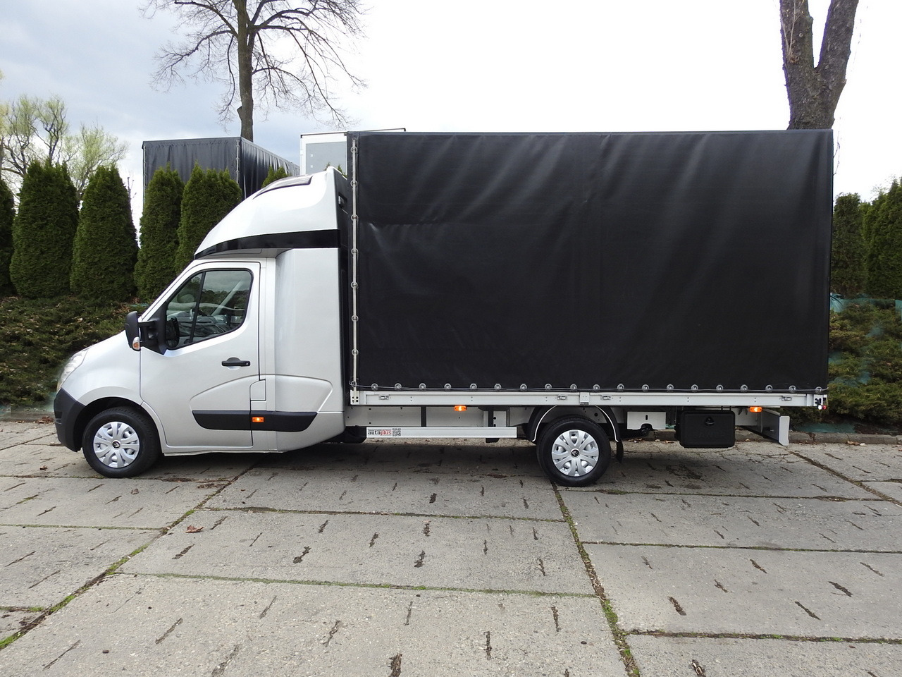 Planen Transporter RENAULT MASTER TARPAULIN 8 PALLETS WEBASTO CRUISE CONTROL NAVIGATION AIR CONDITIONING PNEUMATICS  170HP: das Bild 9