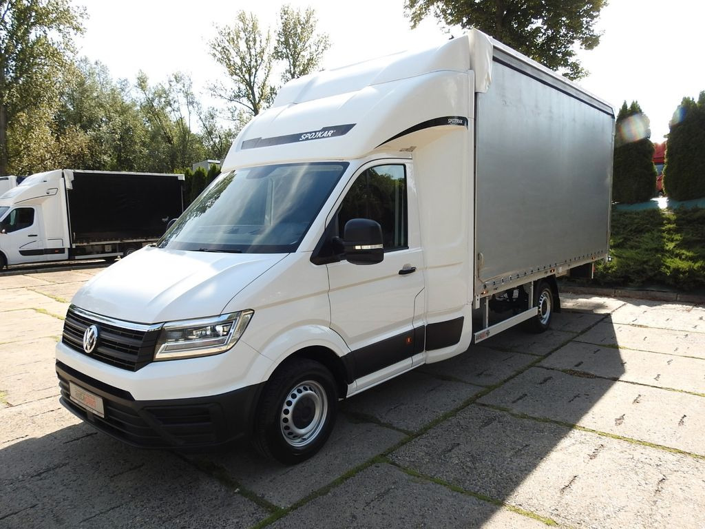Planen Transporter, Transporter mit Doppelkabine Volkswagen CRAFTER PRITSCHE PLANE 10 PALETTEN WEBASTO A/C: das Bild 6