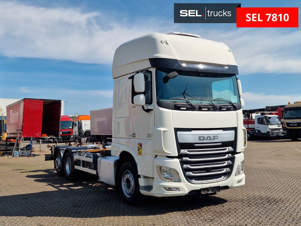 DAF XF 460 FAN / Intarder / Lenkachse / Standklima - Containerwagen/ Wechselfahrgestell LKW: das Bild 3 DAF XF 460 FAN / Intarder / Lenkachse / Standklima - Containerwagen/ Wechselfahrgestell LKW: das Bild 3
