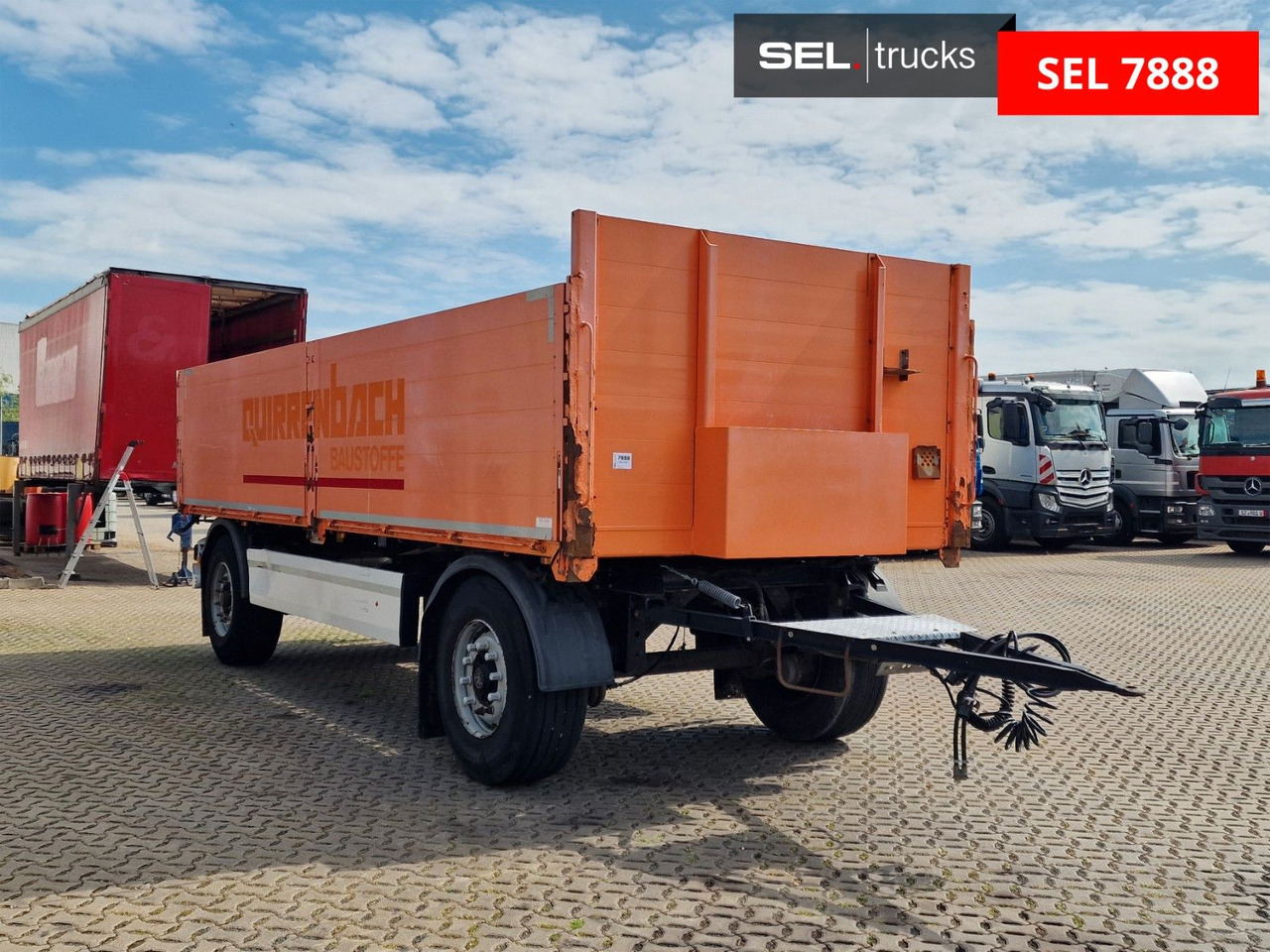 Krone AZ / Baustoff / 40 mm - Pritschenanhänger/ Plattformanhänger: das Bild 3 Krone AZ / Baustoff / 40 mm - Pritschenanhänger/ Plattformanhänger: das Bild 3