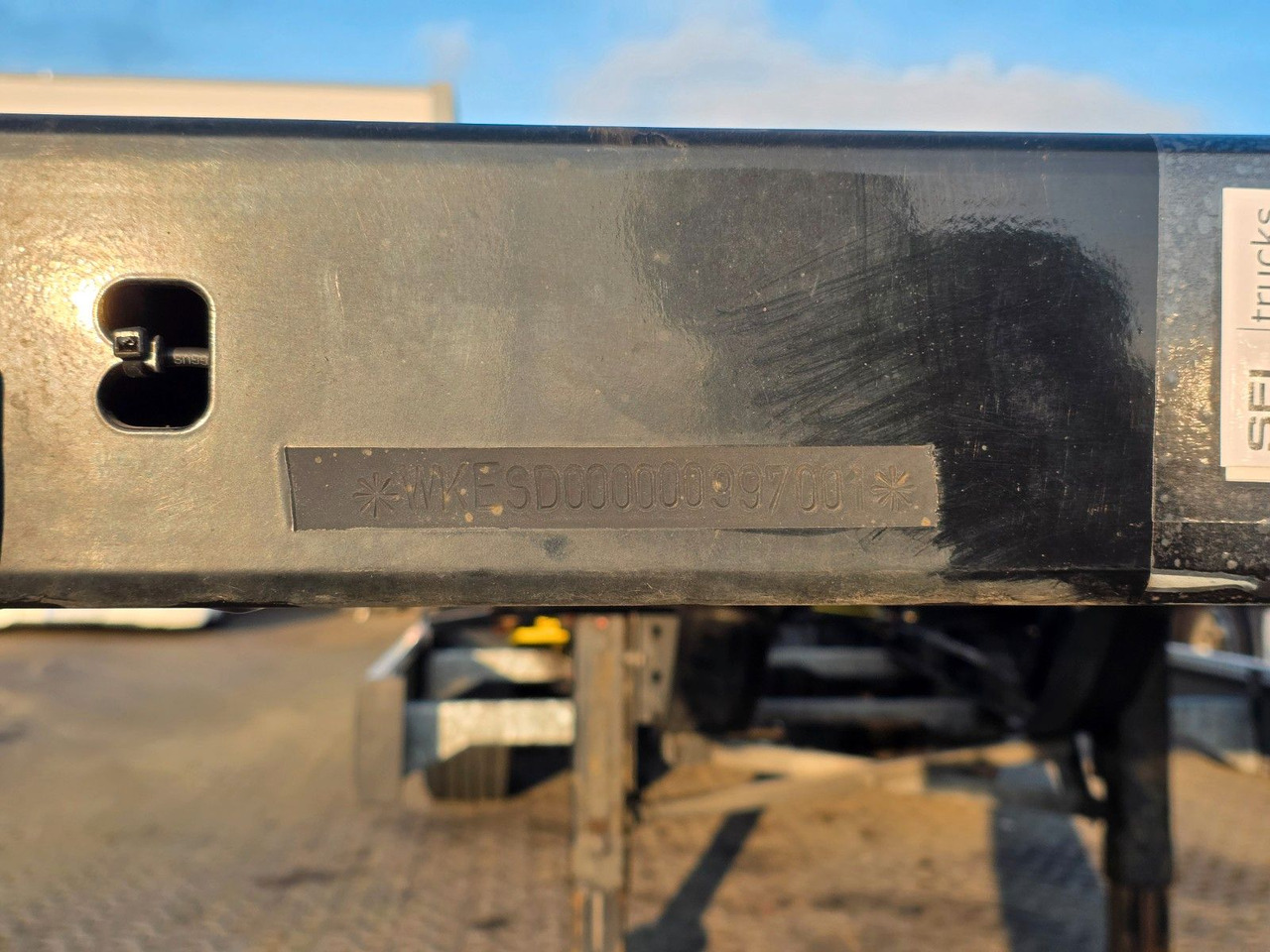 Container/ Wechselfahrgestell Auflieger Krone SD / Teleskop / 11.035-12.640 / Liftachse: das Bild 35