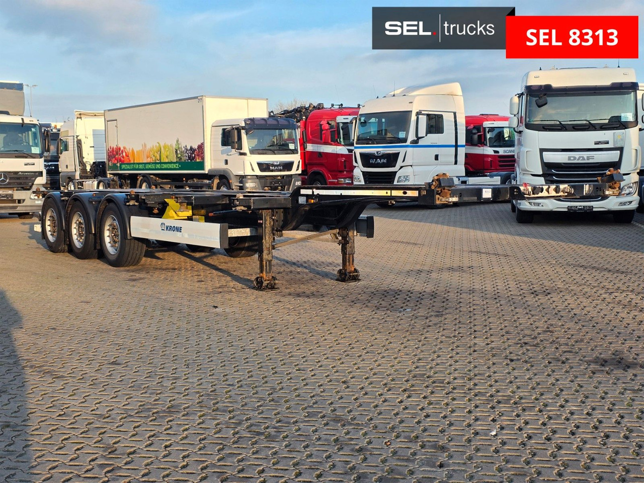 Krone SD / Teleskop / 11.035-12.640 / Liftachse - Container/ Wechselfahrgestell Auflieger: das Bild 3 Krone SD / Teleskop / 11.035-12.640 / Liftachse - Container/ Wechselfahrgestell Auflieger: das Bild 3