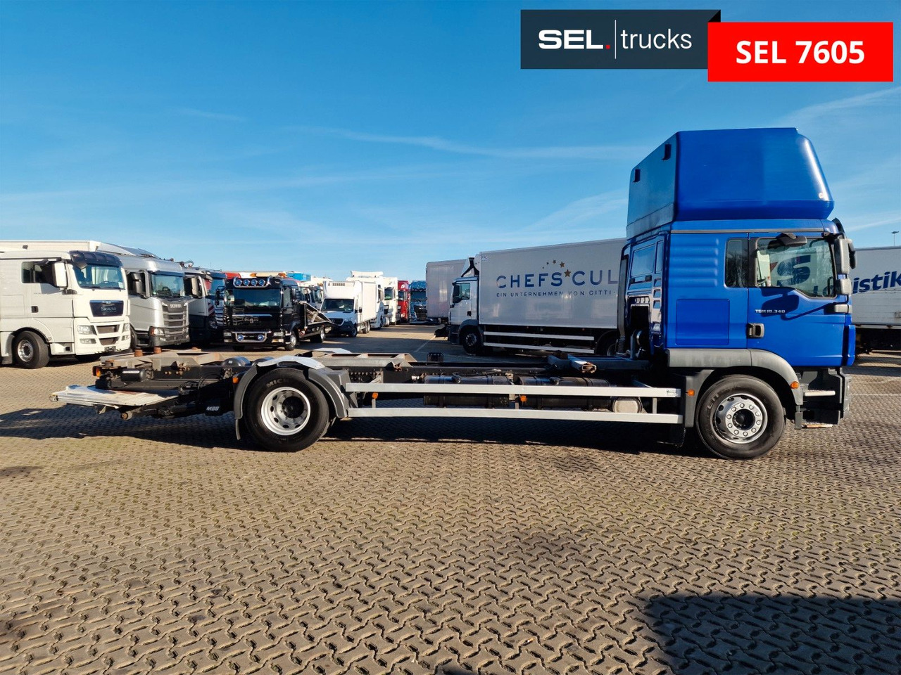 MAN TGM 18.340 4X2 LL / Ladebordwand / 3 Betten - Containerwagen/ Wechselfahrgestell LKW: das Bild 4 MAN TGM 18.340 4X2 LL / Ladebordwand / 3 Betten - Containerwagen/ Wechselfahrgestell LKW: das Bild 4