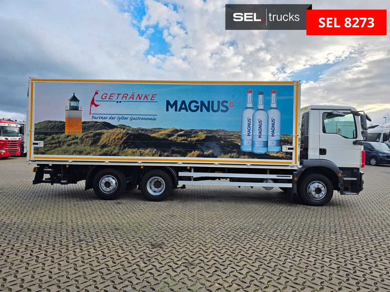 MAN TGM 22.290 6x2-4 LL / Ldbw / Rückfahrk. / Lenkac - Getränkeaufbau LKW: das Bild 4 MAN TGM 22.290 6x2-4 LL / Ldbw / Rückfahrk. / Lenkac - Getränkeaufbau LKW: das Bild 4