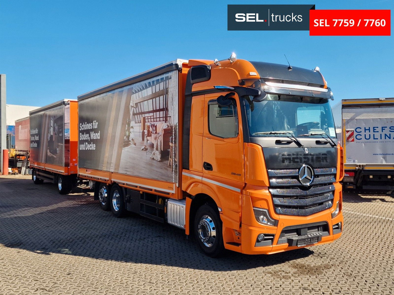 Mercedes-Benz Actros 2548 / Retarder / Euro 6E / Aluklappen - Plane LKW: das Bild 3 Mercedes-Benz Actros 2548 / Retarder / Euro 6E / Aluklappen - Plane LKW: das Bild 3
