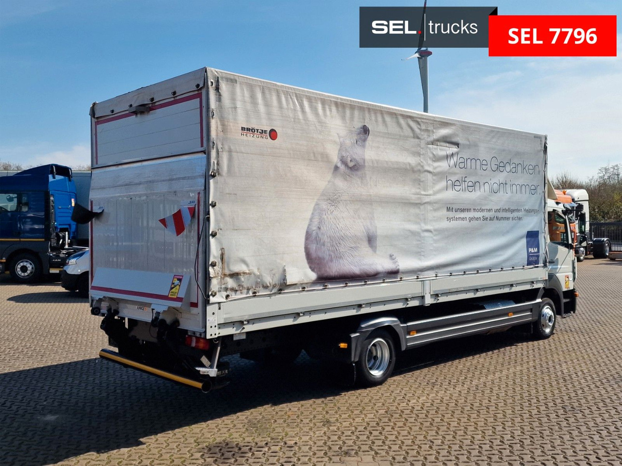 Mercedes-Benz Atego 1221 / Ladebordwand - Plane LKW: das Bild 5 Mercedes-Benz Atego 1221 / Ladebordwand - Plane LKW: das Bild 5