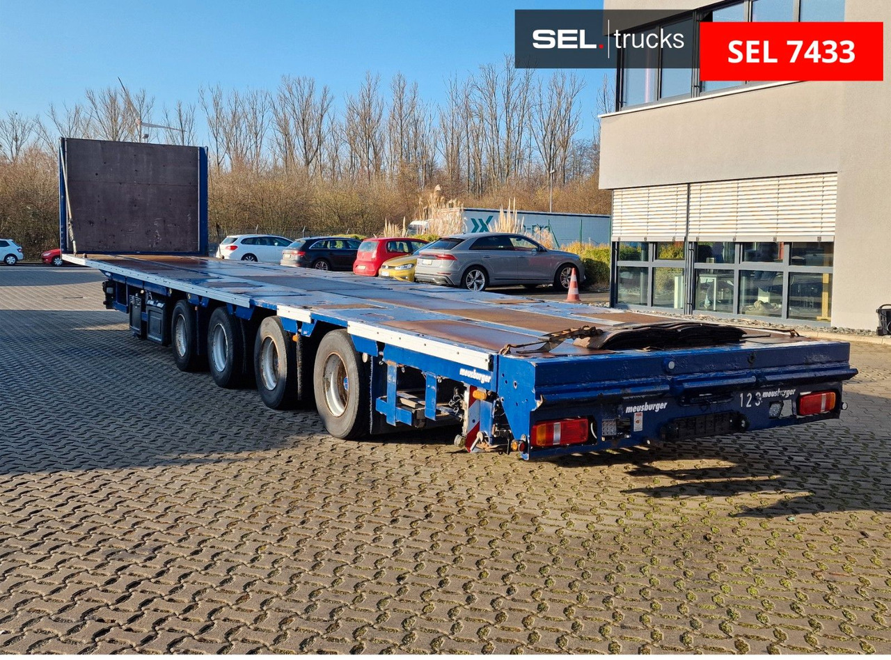 Pritschenauflieger/ Plattformauflieger Meusburger MPS-4 / Lenkachse / Liftachse: das Bild 8