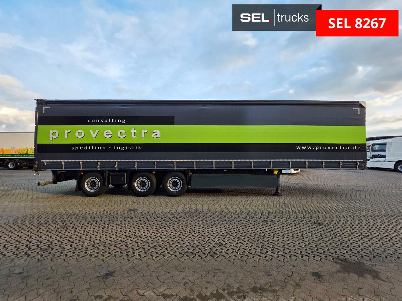 Schmitz Cargobull SCS 24/L / Palettenk. / Staplerh. / Lenk. - Planenauflieger: das Bild 5 Schmitz Cargobull SCS 24/L / Palettenk. / Staplerh. / Lenk. - Planenauflieger: das Bild 5