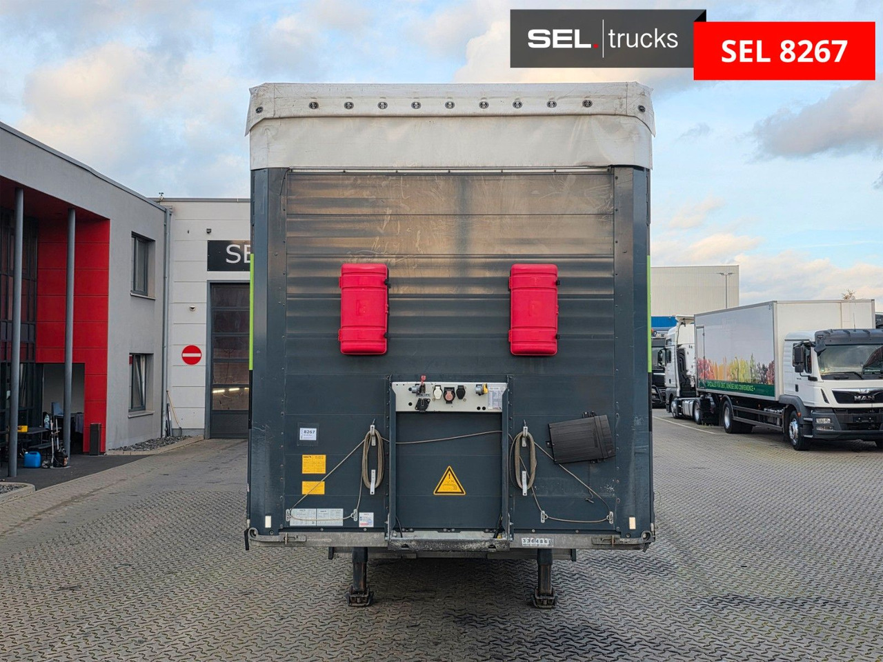 Schmitz Cargobull SCS 24/L / Palettenk. / Staplerh. / Lenk. - Planenauflieger: das Bild 3 Schmitz Cargobull SCS 24/L / Palettenk. / Staplerh. / Lenk. - Planenauflieger: das Bild 3