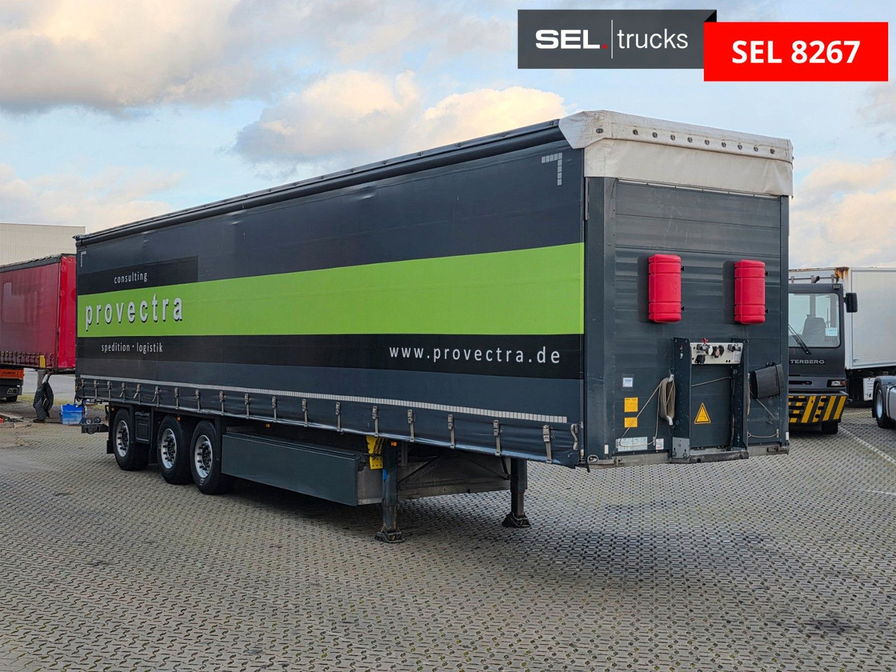 Schmitz Cargobull SCS 24/L / Palettenk. / Staplerh. / Lenk. - Planenauflieger: das Bild 4 Schmitz Cargobull SCS 24/L / Palettenk. / Staplerh. / Lenk. - Planenauflieger: das Bild 4