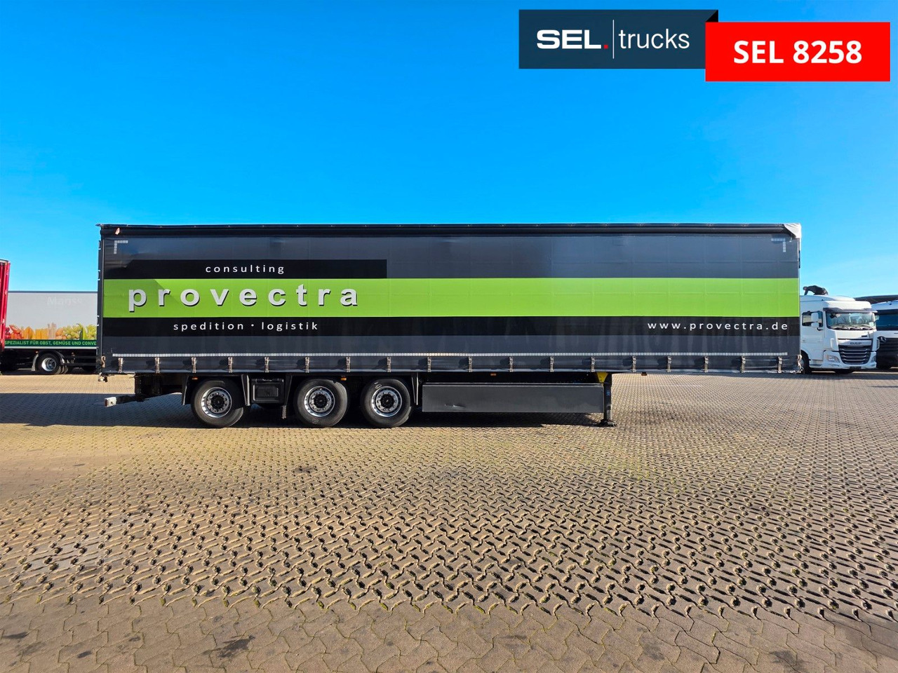 Schmitz Cargobull SCS 24/L / Palettenk. / Staplerh. / Lenkachse - Planenauflieger: das Bild 4 Schmitz Cargobull SCS 24/L / Palettenk. / Staplerh. / Lenkachse - Planenauflieger: das Bild 4