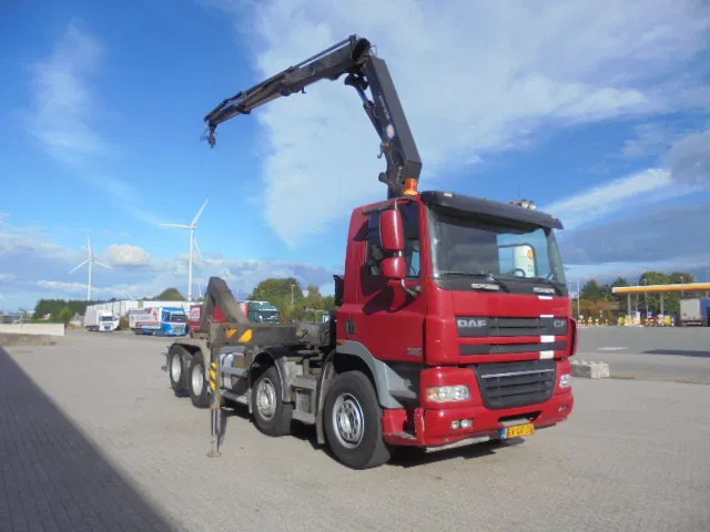 DAF CF 85 410 8X2 + 30T HAAK NL TRUCK - Abrollkipper, Autokran: das Bild 3 DAF CF 85 410 8X2 + 30T HAAK NL TRUCK - Abrollkipper, Autokran: das Bild 3