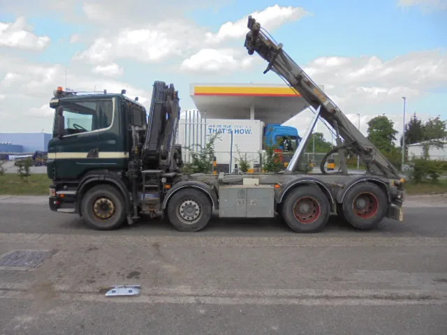 Scania R420 LB 8X2 LIFTAS - Seil Abrollkipper, Autokran: das Bild 4 Scania R420 LB 8X2 LIFTAS - Seil Abrollkipper, Autokran: das Bild 4