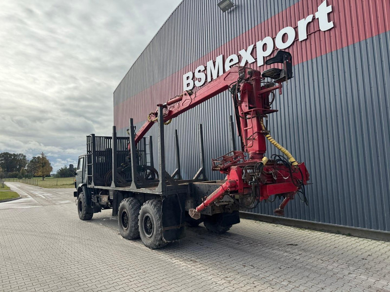 Kamaz 43101, 6x6 - Holztransporter, Autokran: das Bild 4 Kamaz 43101, 6x6 - Holztransporter, Autokran: das Bild 4