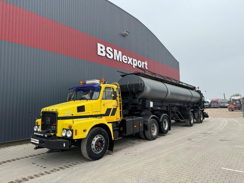 Volvo N12 + bitum spreader semitrailer - Tankwagen: das Bild 1 Volvo N12 + bitum spreader semitrailer - Tankwagen: das Bild 1