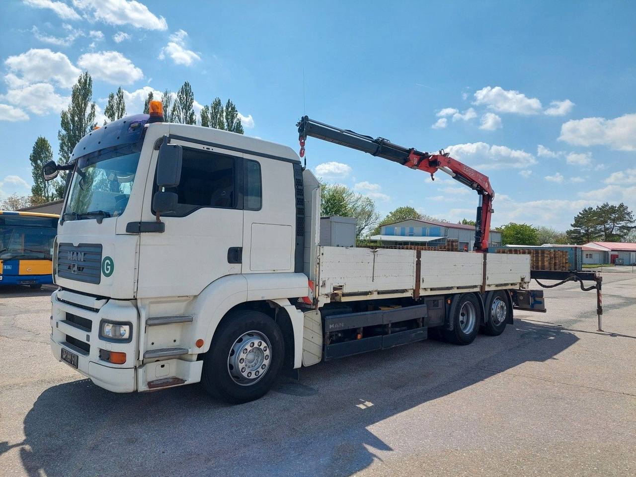 MAN GA 26.320 6X2-2 BL + Kran Fassi F110AC22 - Pritsche LKW, Autokran: das Bild 1 MAN GA 26.320 6X2-2 BL + Kran Fassi F110AC22 - Pritsche LKW, Autokran: das Bild 1