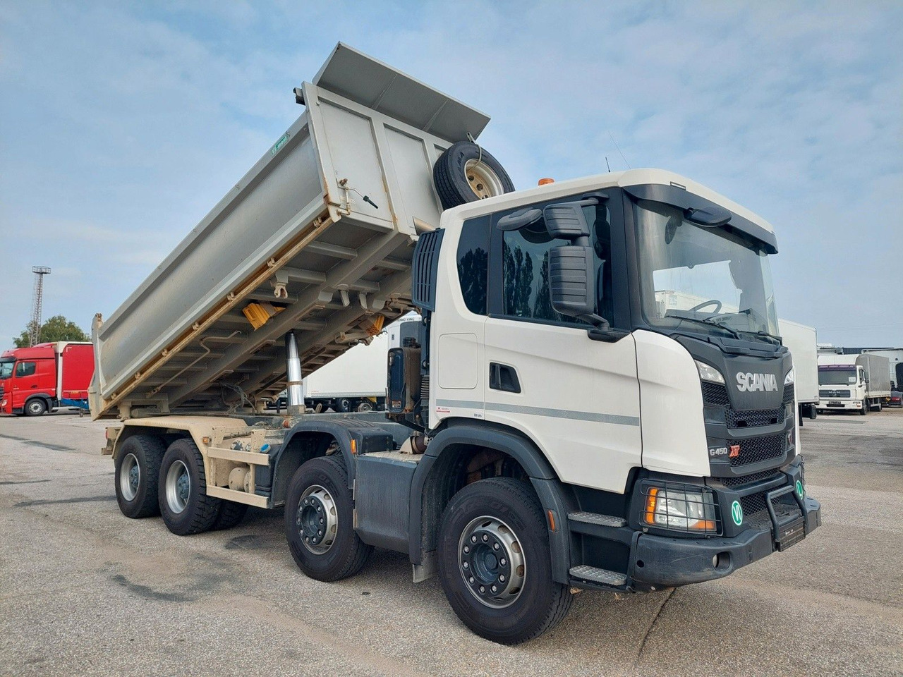 Scania G 450 B8X4HZ 8x4 Bordmatik - Kipper: das Bild 2 Scania G 450 B8X4HZ 8x4 Bordmatik - Kipper: das Bild 2