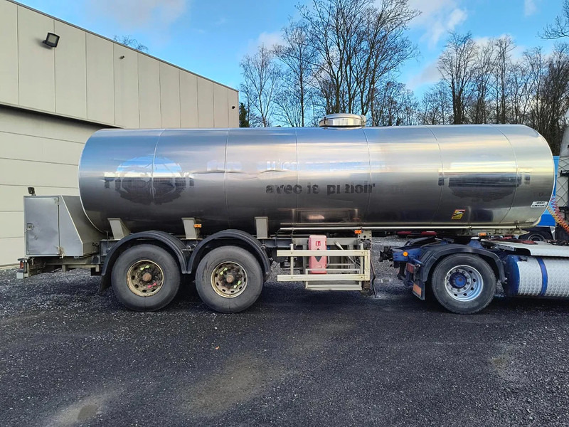 Tankauflieger Für die Beförderung von Milch MAISONNEUVE 25000L INSULATED INOX TANK: das Bild 6