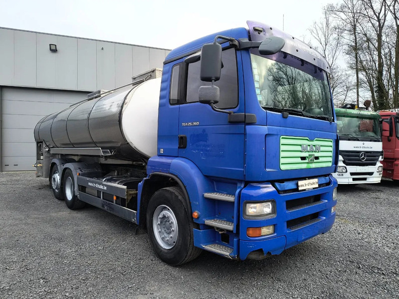 MAN TGA 26.360 INSULATED INOX TANK - 2 COMP - AIRCO - LIFT/STEERING AXLE - Tankwagen: das Bild 3 MAN TGA 26.360 INSULATED INOX TANK - 2 COMP - AIRCO - LIFT/STEERING AXLE - Tankwagen: das Bild 3